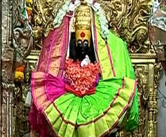 Kolhapur | कोल्हापूरच्या अंबाबाई मंदिराच्या छतावर 5-6 फुटांचा कोबा, देवस्थान समिती अध्यक्षांचा दावा