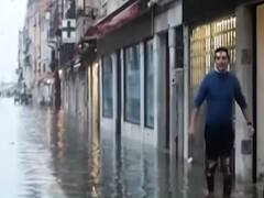 Italy में कुदरत का कहर जारी, धीरे धीरे डूब रहा है Venice शहर, कई इलाकों में भरा बाढ़ का पानी