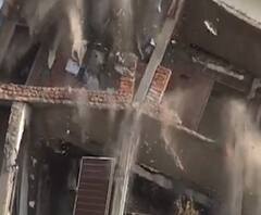  विकास प्राधिकरण की बड़ी कार्रवाई, 3 मंजिला मकान को किया जमींदोज