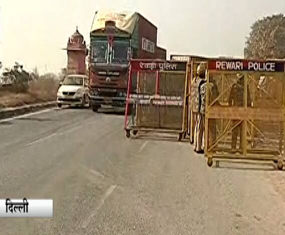 Farmers Protest | राजस्थान बॉर्डरवर पोलिसांचा तगडा बंदोबस्त