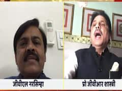 Heated argument b/w Rubika Liyaquat & Prof Shastri as the latter raises ques on GHMC Polls | Hoonkar