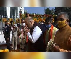 Amit Shah Bengal Visit: বিবেকানন্দের বাড়ির আশেপাশে অমিতের বড় বড় কাটআউট, ঠিক উল্টোদিকে তৃণমূলের হোর্ডিং