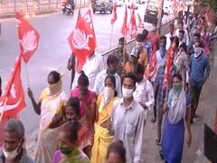 किसान आंदोलन के समर्थन में CPI ने Mumbai में किया विरोध प्रदर्शन | Farmers Protest