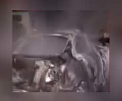 দাউদাউ করে জ্বলছে আগুন! যমুনা এক্সপ্রেসওয়েতে কন্টেনারের সঙ্গে গাড়ির সংঘর্ষের জের, মৃত ৫