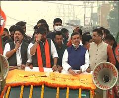 Suvendu Adhikari: টিটাগড়ে মণীশ শুক্ল খুনের জায়গা থেকে মিছিল শুভেন্দুর, সঙ্গে বাবুল, অর্জুন, শুভ্রাংশু