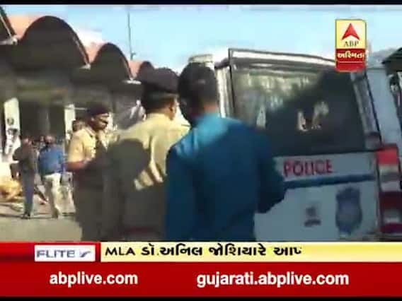 મહેસાણા: ઊંઝામાં બજાર બંધ કરાવવા નિકળેલા કૉંગ્રેસ કાર્યકરોની અટકાયત, જુઓ વીડિયો 