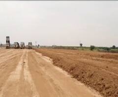 कोपरगावातून जाणाऱ्या समृद्धी महामार्गाचं काम निकृष्ट? मुरुमाऐवजी मातीचा भराव टाकल्याचा आरोप