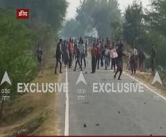 पैमाइश करने गई राजस्व विभाग की टीम पर हमला, Exclusive वीडियो | ABP Ganga 