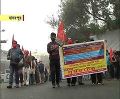 Bharat Bandh: যাদবপুর স্টেশন বামেদের রেল অবরোধ, মিছিল লেকটাউনেও 