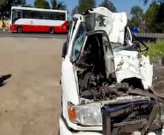 Highway Accident | मुंबई-आग्रा महामार्गावर भीषण अपघात, तिघांचा जागीच मृत्यू, दोघे गंभीर जखमी