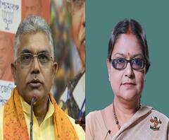 'রাস্তায় দাঁড় করিয়ে মারব', হুমকি Dilip Ghosh-এর, 'ভয় পেয়ে গিয়ে চমকাচ্ছে' কটাক্ষ Kakoli Ghosh Dastidar-এর