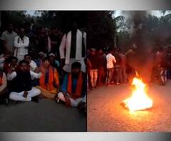 পূর্বস্থলীতে 'খুন' বিজেপি কর্মী, প্রতিবাদে রাস্তা অবরোধ