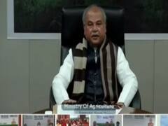 किसान संवाद कार्यक्रम: कृषि मंत्री Narendra Tomar बोले-'किसानों की उन्नति के काम में लगे हैं'