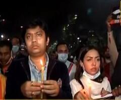 BJP vs TMC: দলীয় কর্মীর মৃত্যুর প্রতিবাদে মোমবাতি মিছিল বিজেপির