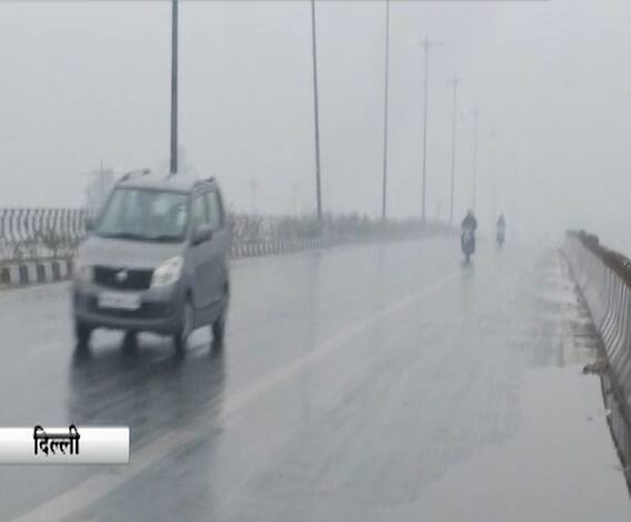 Delhi Weather | राजधानीत डिसेंबरच्या थंडीतला पाऊस, दिल्लीतल्या वातावरणात अचानक बदल