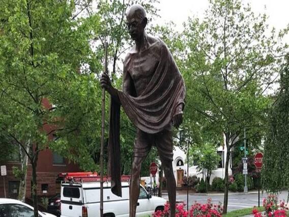 Washington: खालिस्तान समर्थकों ने महात्मा गांधी की प्रतिमा का किया अपमान