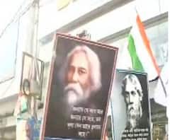 Amit Shah's Bengal Visit: 'রবীন্দ্রনাথকে অবমাননা', প্রতিবাদে জোড়াসাঁকোতে তৃণমূলের অবস্থান বিক্ষোভ