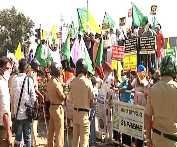 Bharat Bandh | शेतकऱ्यांच्या समर्थनार्थ नागपुरात शीख बांधव रस्त्यावर