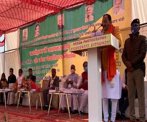 'किसानों की आय को दोगुना करना PM Modi का लक्ष्य': Ramesh Pokhriyal Nishank | abp Ganga 