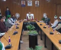 CM से मिला किसानों का प्रतिनिधिमंडल, सीएम ने शांतिपूर्ण तरीके से बात रखने की अपील की थी