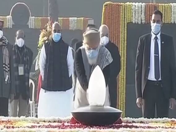 अटल बिहारी वाजपेयी की आज 96वीं जयंती, PM Modi ने सदैव अटल समाधि पर पुष्पांजलि दी