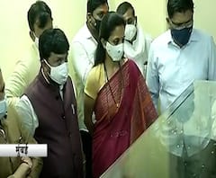 Mumbai | खासदार सुप्रिया सुळे यांच्याकडून डॉ. बाबासाहेब आंबेडकरांच्या स्मारकाच्या कामाची पाहणी