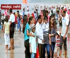Ganpatipule Crowd | गणपतीपुळेमध्ये पर्यटकांची गर्दी, सलगच्या सुट्ट्यांमुळे कोकणाकडे पर्यटकांचा ओढा