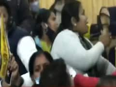 Delhi: Scuffle takes place amongst AAP Councilors