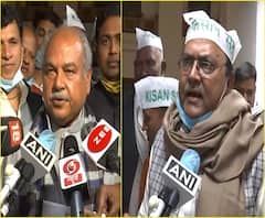 कृषि मंत्री Narendra Tomar से मिली Kisan Sena, कहा- आंदोलन करने वाले असली किसान नहीं | ABP Ganga 