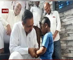 Jayant Patil Photoshoot | जयंत पाटलांचं अनोखं फोटोसेशन! चिमुकल्याने काढला मंत्र्यांचा फोटो