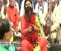 Gopinath Munde Birth Anniversary | गोपीनाथ गडावरील भजन कार्यक्रमात पंकजा मुंडे यांची हजेरी