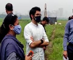 Kanjurmarg Metro Car Shed | कांजूरच्या जागेमुळे सरकारचे साडेपाच हजार कोटी वाचणार : आदित्य ठाकरे 