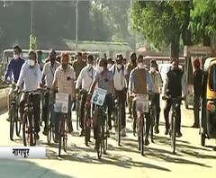 NMC Cycle Day | राष्ट्रीय प्रदूषण नियंत्रण दिवसानिमित्त नागपूर महापालिकेच्या वतीनं 'सायकल डे'