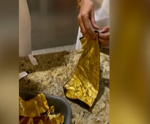 Gold Seized | मुंबई विमानतळावर सोन्याची तस्करी, 481 ग्रॅम सोनं जप्त, दुबईहून आलेल्या महिलेला अटक