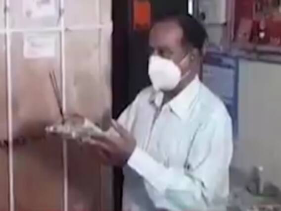 વડોદરામાં વેક્સીનના સંગ્રહ માટે મંગાવાયેલા રેફ્રીઝરેટરની પૂજા કરાઇ, જુઓ વીડિયો