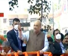 Amit Shah Bengal Visit: হনুমান মন্দিরে পুজো দিয়ে রোড শো-তে অমিত শাহ, কাতারে কাতারে মানুষের ভিড় 