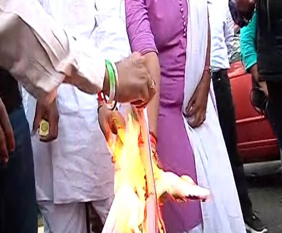 Maratha Protest | मराठा समाजाला EWSचा लाभ देण्यासंदर्भातल्या शासकीय आदेशाची होळी