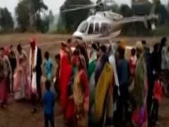 MP: Groom takes his bride in helicopter after farewell