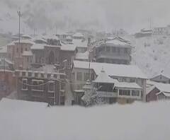 Uttarakhand: Snowfall की ऐसी मनमोहक तस्वीरें आपने पहले कभी नहीं देखी होंगी| ABPGanga