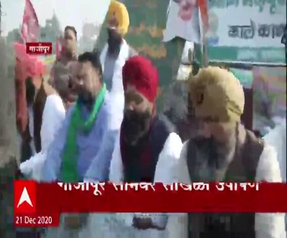 Farmers Protest | शेतकरी आंदोलनाचा 26 वा दिवस; गाजीपूर सीमेवर साखळी उपोषण