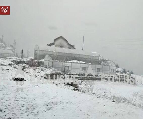 बर्फबारी ने बढ़ाई Uttarakhand की खूबसूरती, देखें मनमोहक तस्वीरें | Snowfall | abp Ganga 