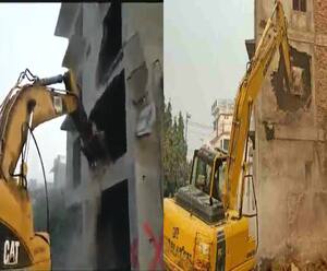 Ghazipur: Mukhtar के गुर्गों का नंबर, अब Ganesh Mishra की संपत्ति पर चला बुलडोजर