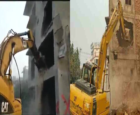 Ghazipur: Mukhtar के गुर्गों का नंबर, अब Ganesh Mishra की संपत्ति पर चला बुलडोजर