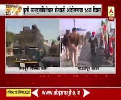 Farmers Protest | गाझीपूर बॉर्डरवरुन शेतकऱ्यांचं आंदोलन सुरु; पोलिसांचा मोठा फौजफाटा तैनात