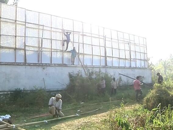 Varun Natasha Wedding: अलीबाग के रिसार्ट में चल रहीं शादी की तैयारियां | Ground Report