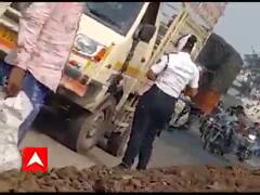 સુરતમાં જાહેરમાં ટેમ્પો ચાલક પાસેથી હપ્તા વસૂલતી મહિલા પોલીસનો વીડિયો વાયરલ