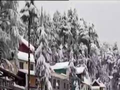ઉત્તર ભારતમાં કેટલાક રાજ્યોમાં મુશળધાર વરસાદની સાથે હિમવર્ષા, જુઓ વીડિયો