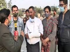 Singhu Border पर हुई हिंसा में अलीपुर थाने के SHO घायल, लगे 50 से ज्यादा टांके, सुनाई पूरी घटना