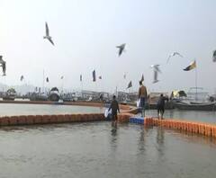 पौष पूर्णिमा: कल्पवास के लिए उत्साहित श्रद्धालु, संगम तट पर दिखा कुछ ऐसा नजारा Prayagraj 