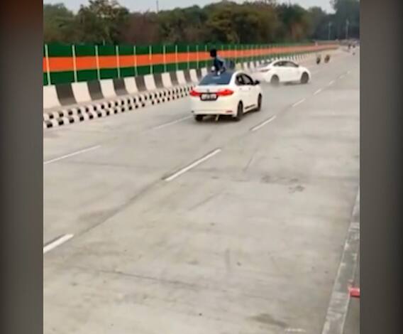 Ajni Vanjari Bridge Stunt | अजनी-वंजापी नगर उड्डाणपुलावर स्टंटबाजी